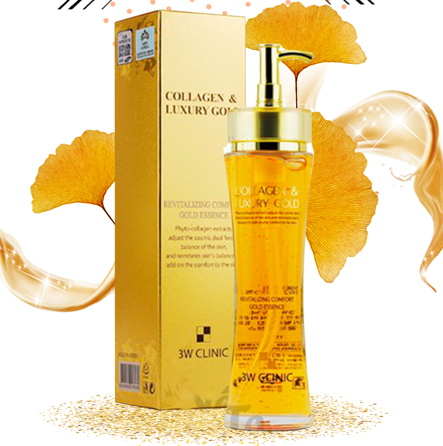 Эссенция для лица 3W CLINIC Collagen & Luxury Gold Revitalizing Comfort Gold Essence
