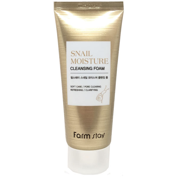 Увлажняющая очищающая пенка с муцином улитки FarmStay Snail Moisture Cleansing Foam