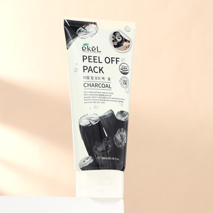 Маска-пленка с экстрактом древесного угля EKEL Peel off pack Charcoal