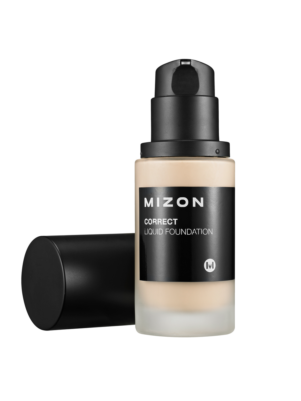 Увлажняющая тональная основа под макияж MIZON Correct Liquid Foundation SPF 25 PA++ #21 Light Вeige