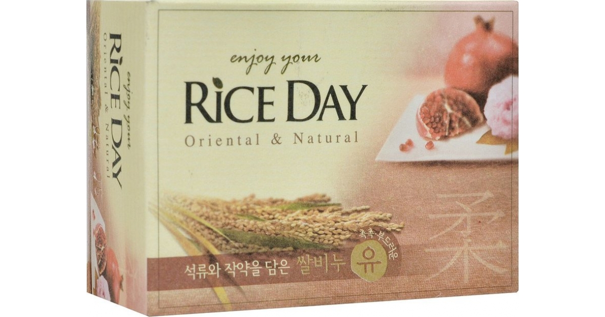 Мыло туалетное с экстрактом граната и пиона LION Riceday Soap (Yu) 100g