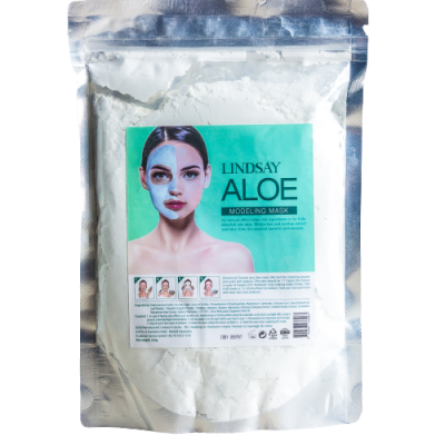 Альгинатная гелевая маска с алоэ (пудра+гель) Lindsay Aloe Gel Modeling Mask