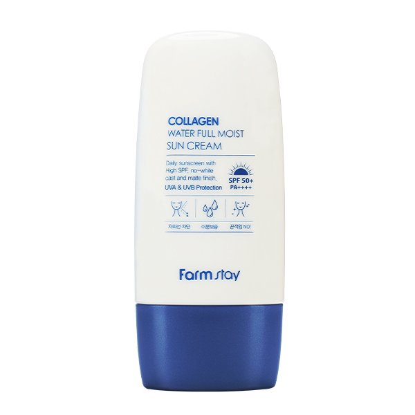 Солнцезащитный крем с коллагеном FarmStay Collagen Water Full Moist Sun Cream SPF 50+/PA++++