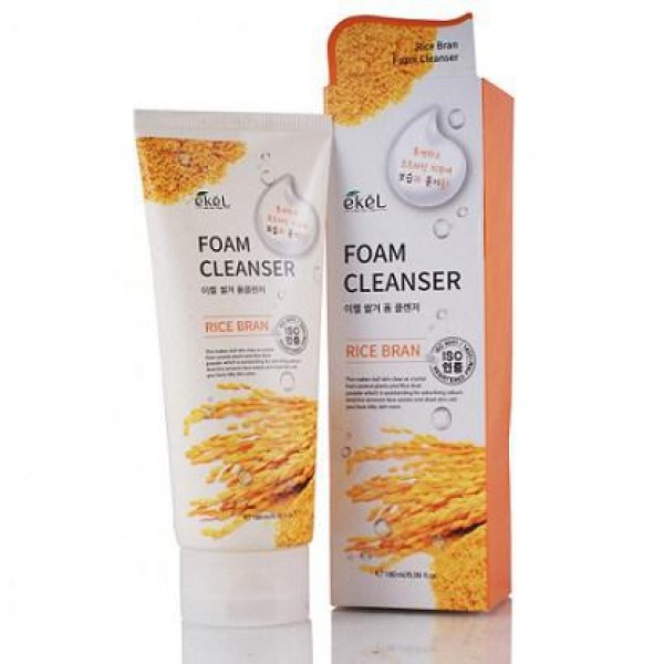 Пенка для умывания с экстрактом коричневого риса EKEL Foam Cleanser Rice Bran