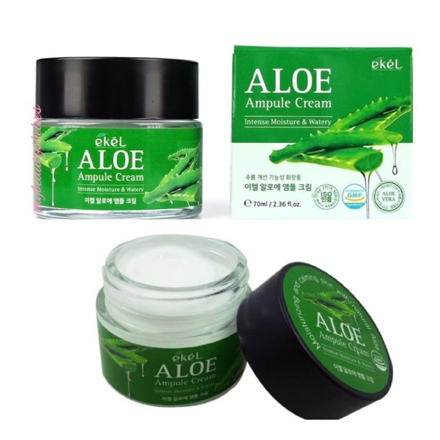 Ампульный крем с алоэ 70 мл Ekel Ampule Cream Aloe