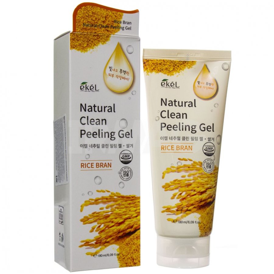 Пилинг для лица с рисовыми отрубями Ekel Peeling Gel 100 мл Rice Bran