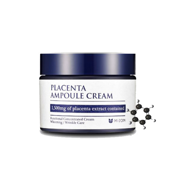 Антивозрастной плацентарный крем для лица MIZON Placenta Ampoule Cream