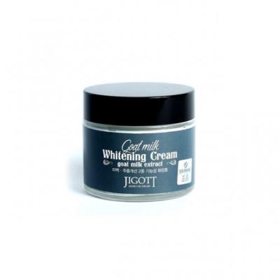 Увлажняющий крем для лица с экстрактом козьего молока JIGOTT Goat Milk Whitening Cream