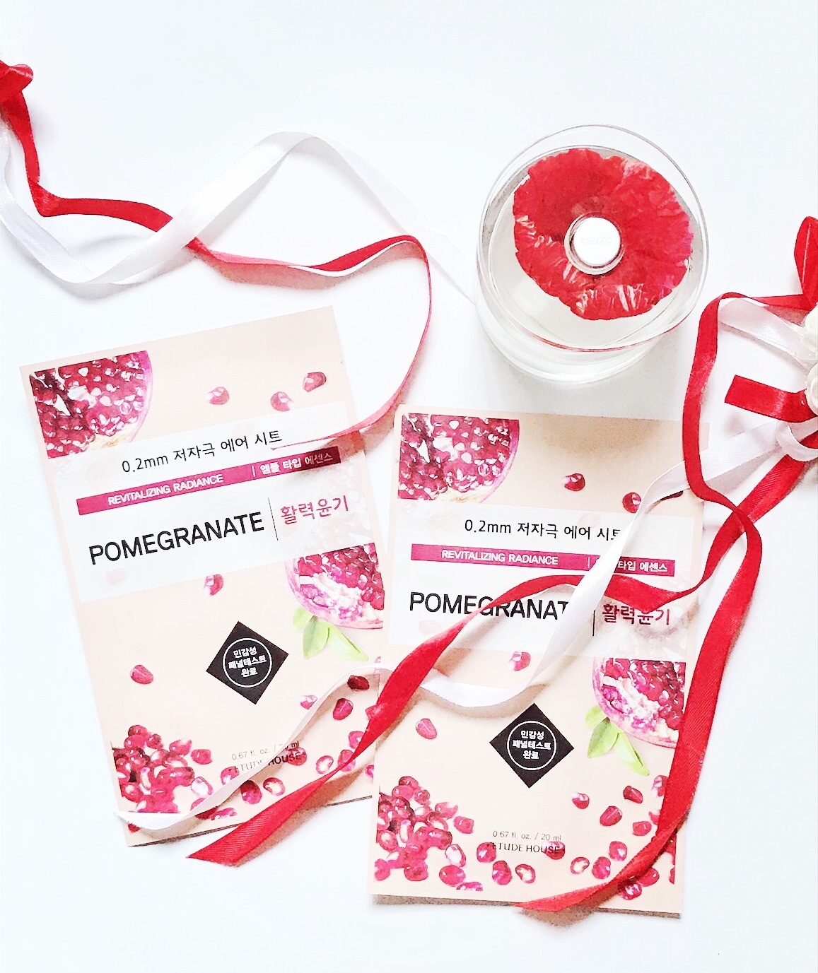 Маска тканевая с экстрактом граната ETUDE HOUSE 0.2 Therapy Air Mask Pomegranate