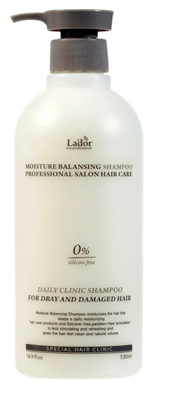 Увлажняющий бессиликоновый шампунь La'dor Moisture Balancing Shampoo 530мл