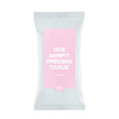 Дезодорирующие салфетки A'PIEU Deo Armpit Pposong Tissue