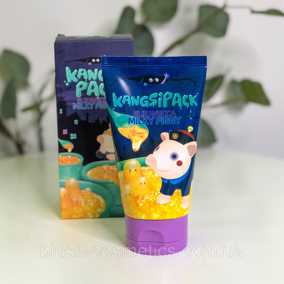 Очищающая маска с золотым порошком Elizavecca Milky Piggy Kangsi Pack