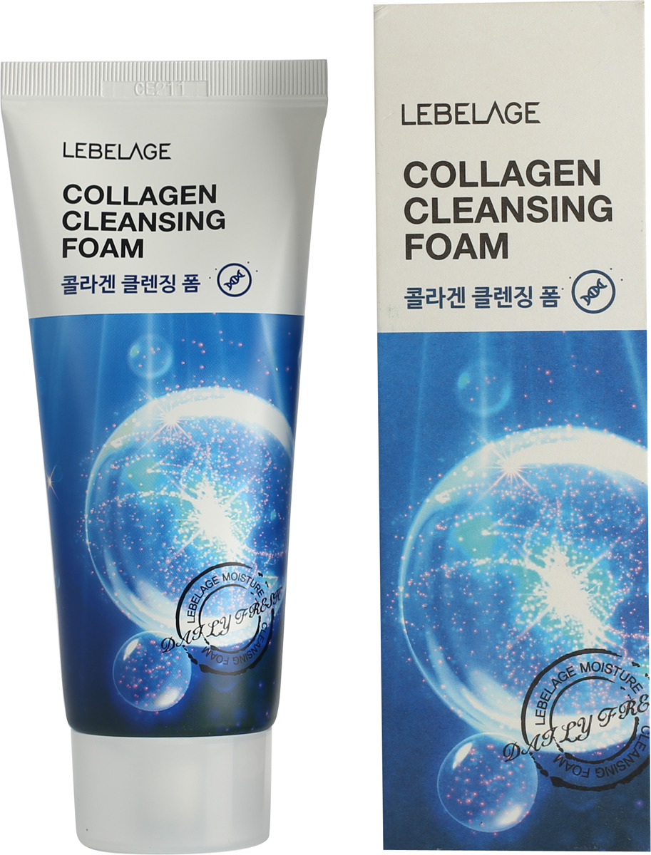 Пена для умывания с коллагеном Lebelage Cleansing Foam 100 мл - Collagen