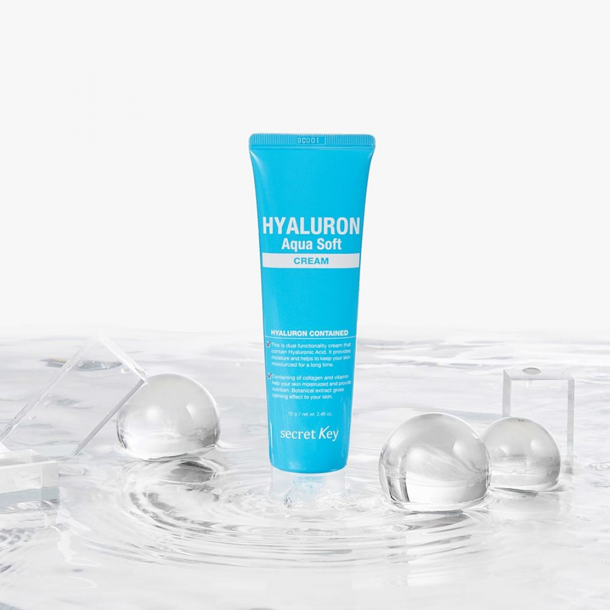 Крем для лица с гиалуроновой кислотой secret Key HYALURON Aqua Soft CREAM