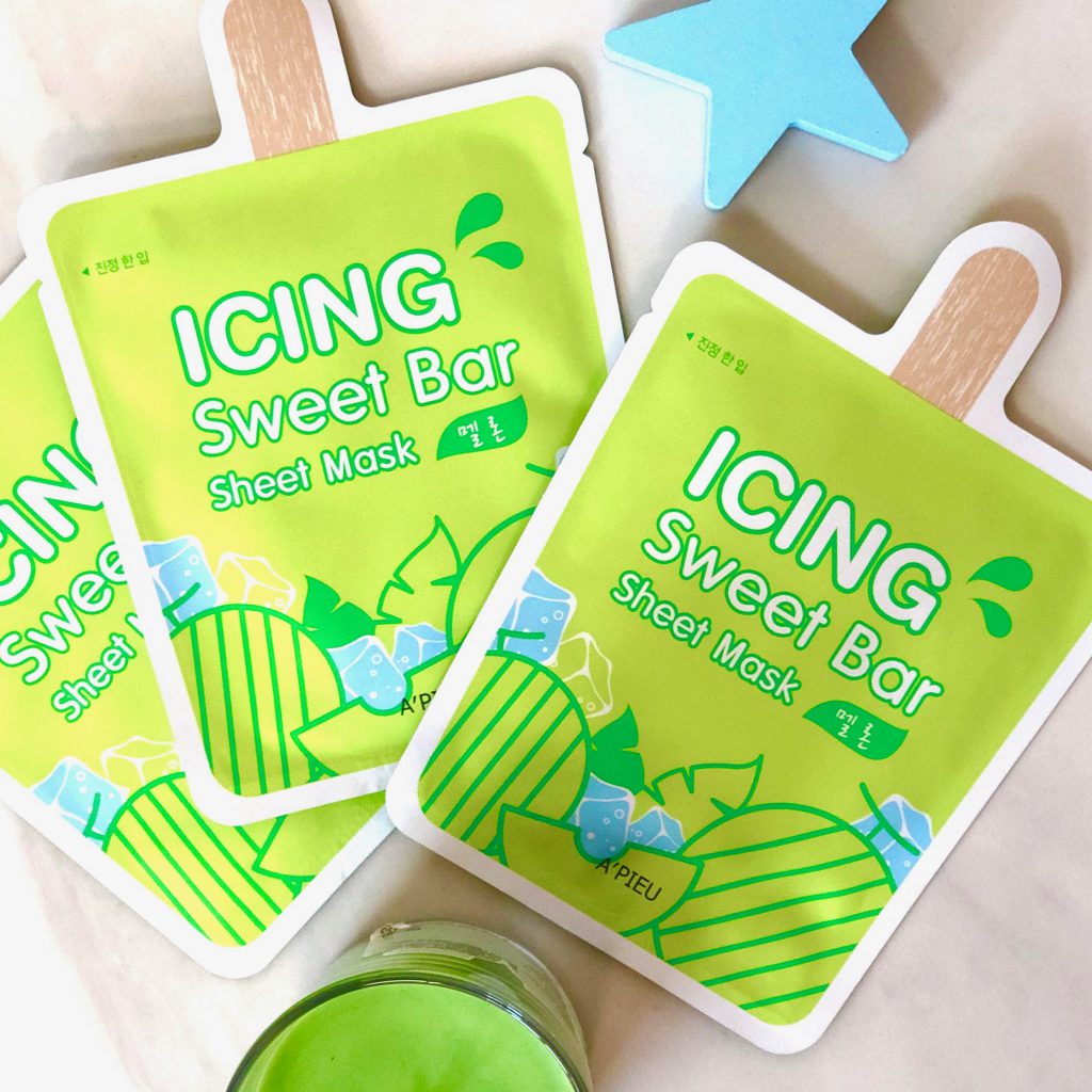 Тканевая маска с экстрактом дыни A'PIEU Icing Sweet Bar Sheet Mask Melon
