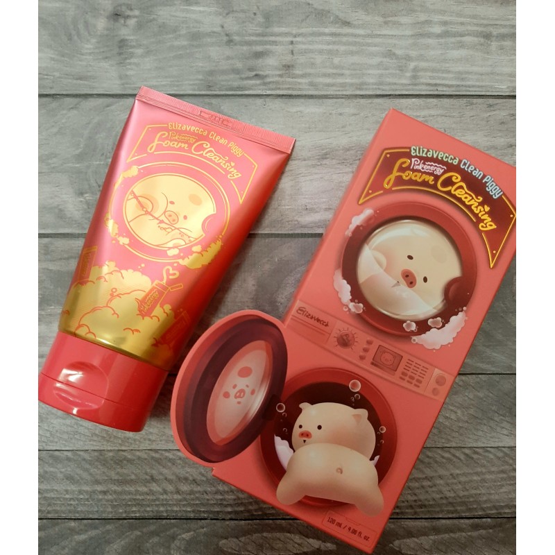 Пенка для умывания Elizavecca Clean Piggy Pinkenergy Foam Cleansing
