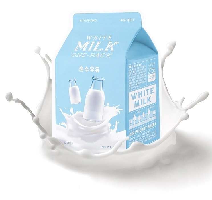 Тканевая увлажняющая маска с молочными протеинами A'PIEU Milk One-Pack