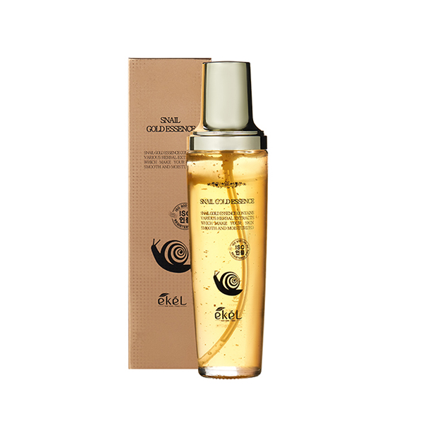Эссенция для лица с золотом и муцином улитки EKEL Snail Gold Essence