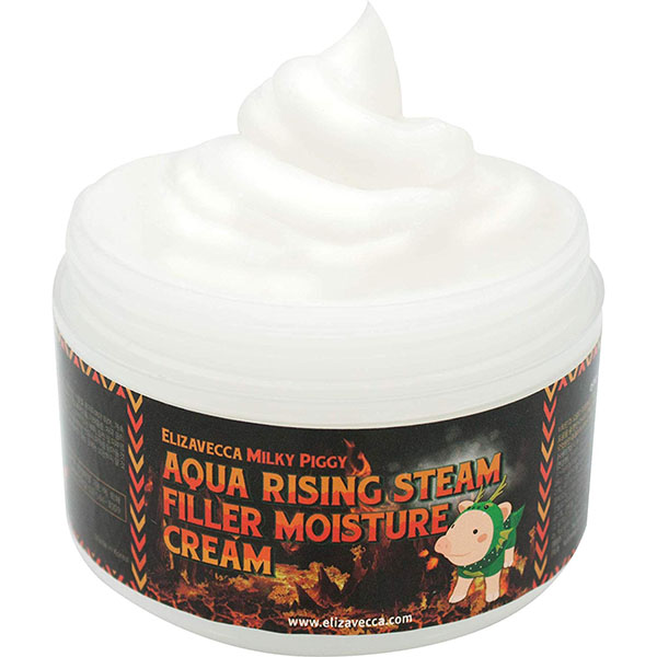 Паровой увлажняющий крем с маслом арганы Elizavecca Milky Piggy Aqua Rising Argan Gelato Steam Cream
