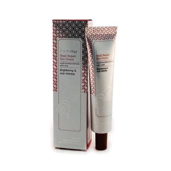 Восстанавливающий крем с улиточным муцином для кожи вокруг глаз FarmStay Snail Repair Eye Cream