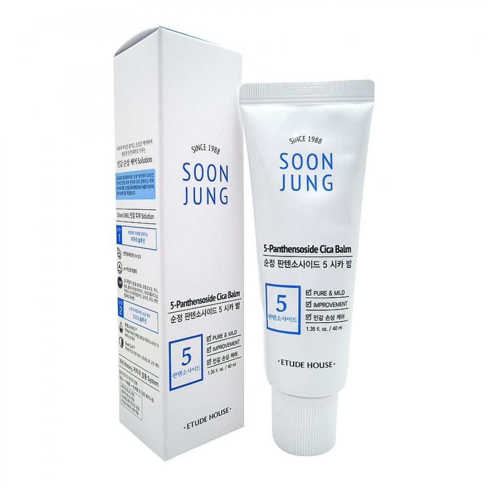 Заживляющий бальзам Etude House Soon Jung 5-Panthensoside Cica Balm