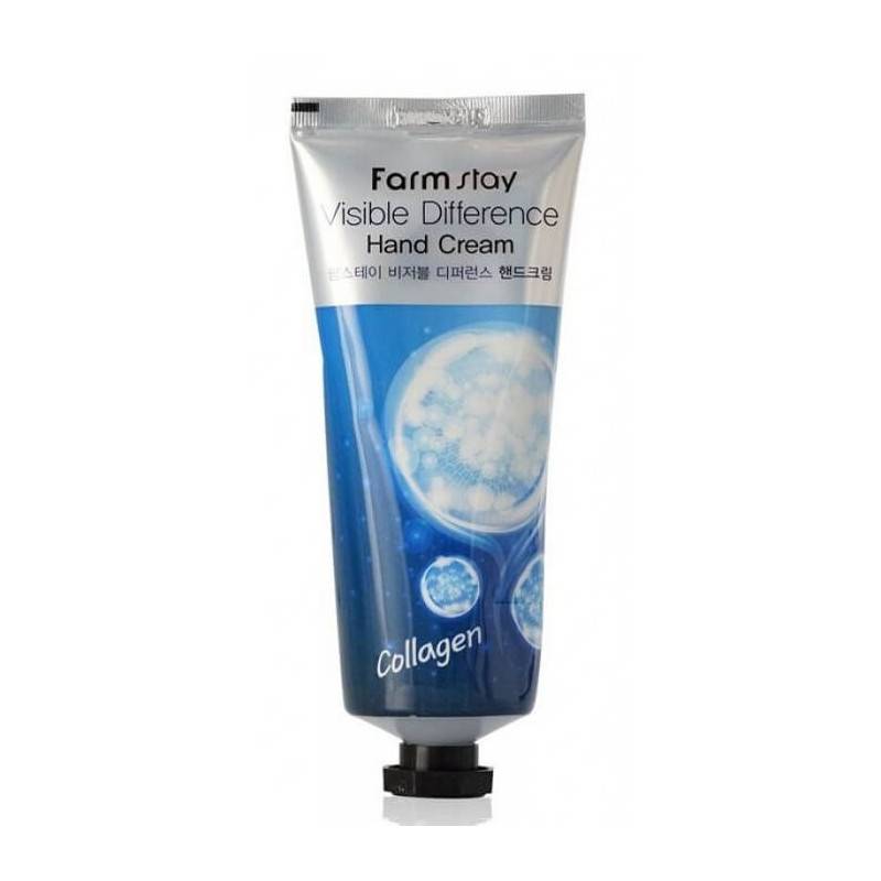 Укрепляющий крем для рук с коллагеном FarmStay Visible Difference Collagen Hand Cream