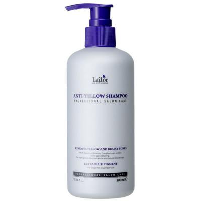 Оттеночный шампунь для устранения желтизны La'dor Anti Yellow Shampoo