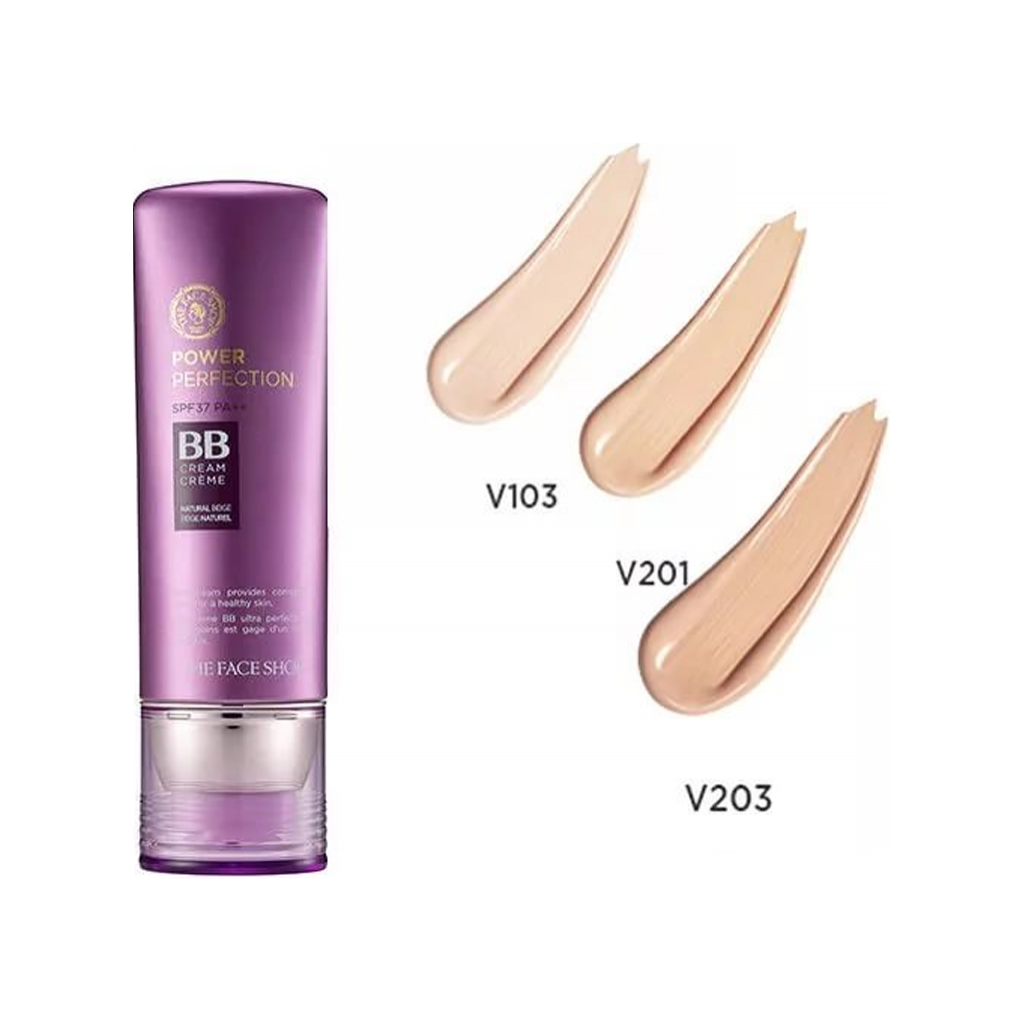 BB-крем для совершенной кожи THE FACE SHOP Power Perfection BB Cream SPF37PA++ V201 Apricot Beige