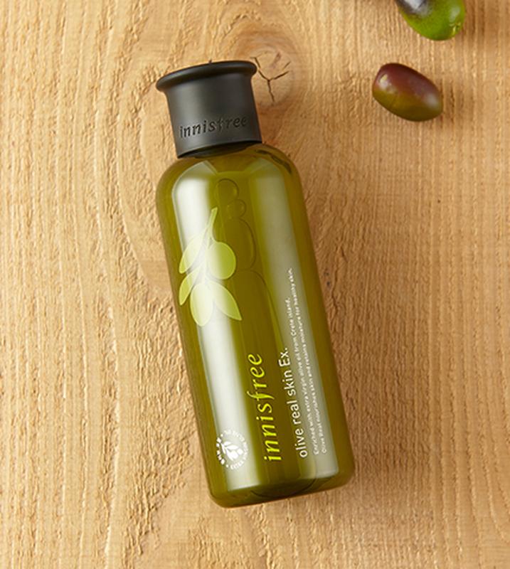 Тонер с органическим оливковым маслом Innisfree Olive Real Skin Ex