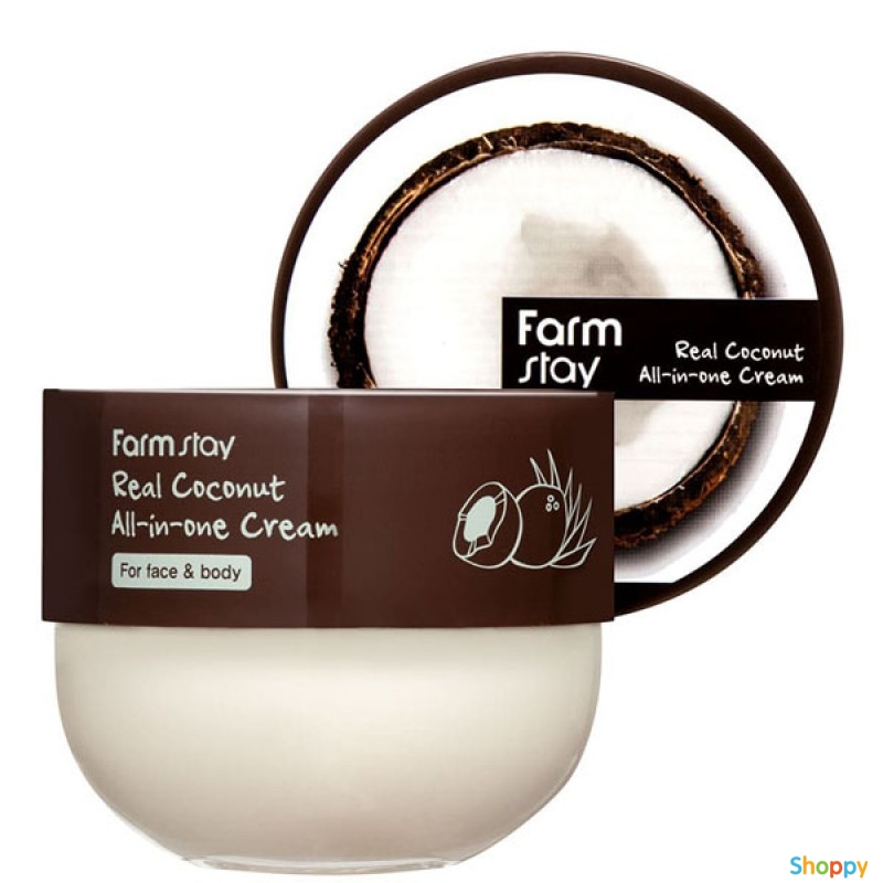 Многофункциональный крем с кокосом FarmStay Real Coconut All-in-one Cream