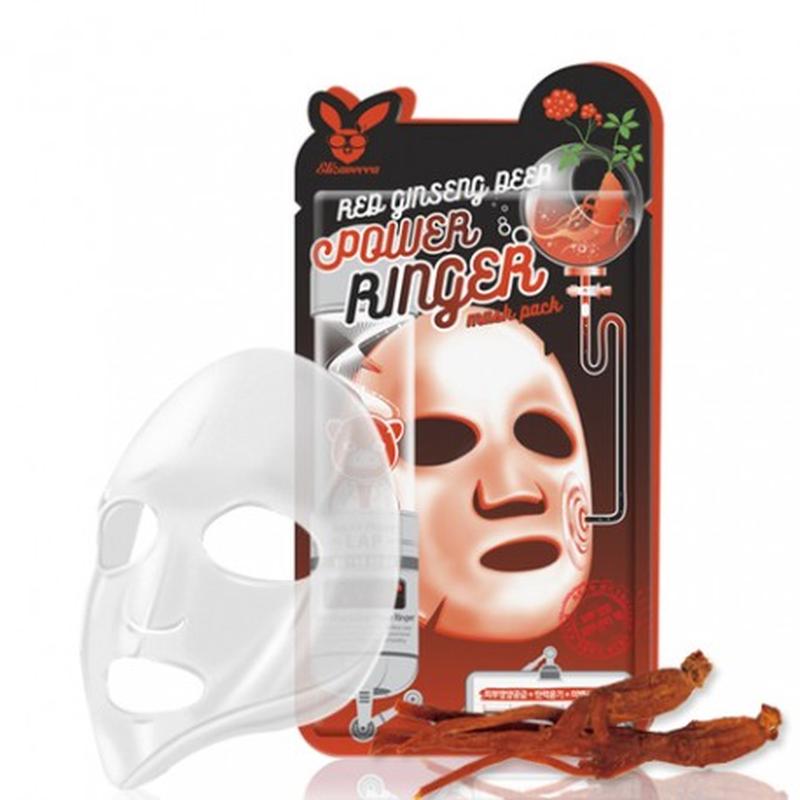 Регенерирующая маска с экстрактом красного женьшеня Elizavecca Deep Power Ringer Mask Pack Red Ginseng