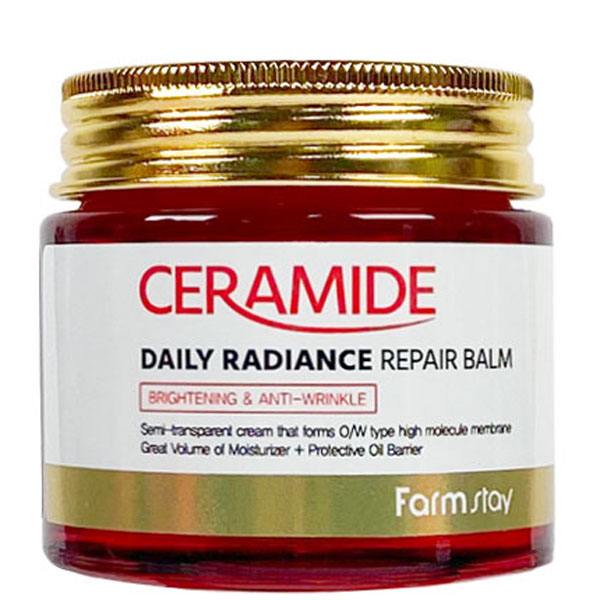 Укрепляющий крем-бальзам для лица c керамидами FarmStay Ceramide Daily Radiance Repair Balm