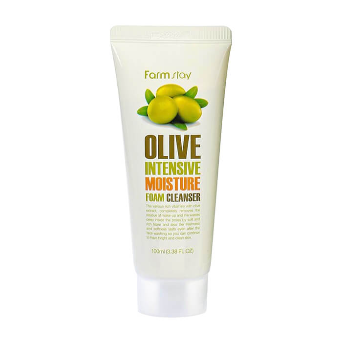 Увлажняющая пенка для умывания с экстрактом оливы FarmStay Olive Intensive Moisture Foam Cleanser