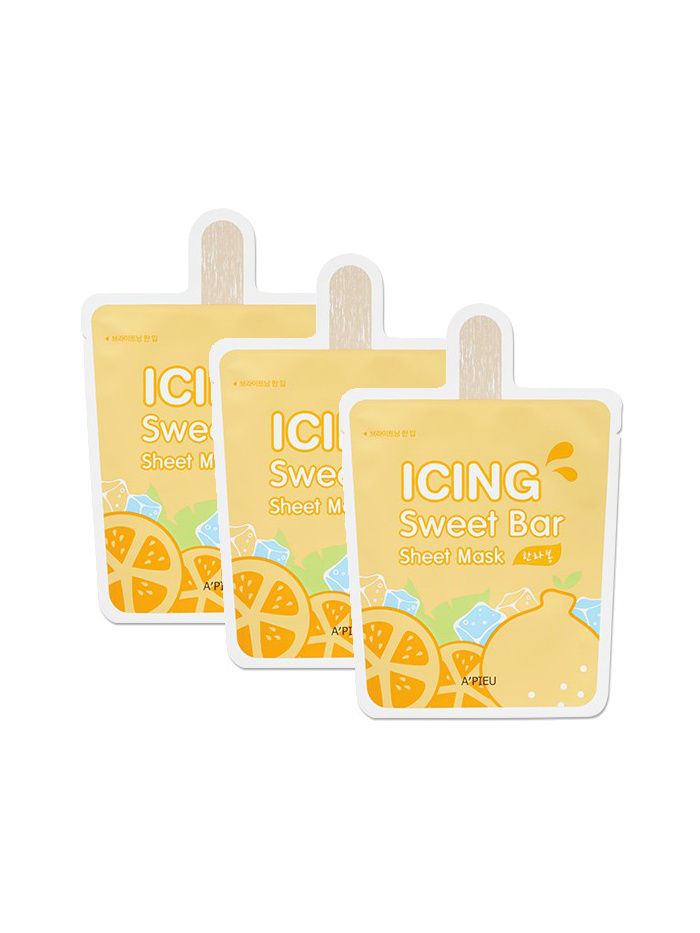 Тканевая маска с экстрактом мандарина A'PIEU Icing Sweet Bar Sheet Mask Hanrabong