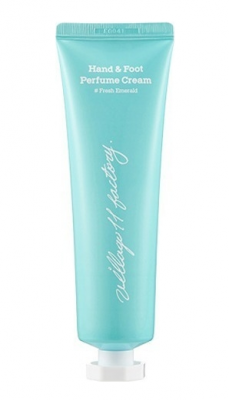 Парфюмированный крем для рук и ног Свежий изумруд VILLAGE 11 FACTORY Perfume Hand & Foot Cream #Fresh Emerald