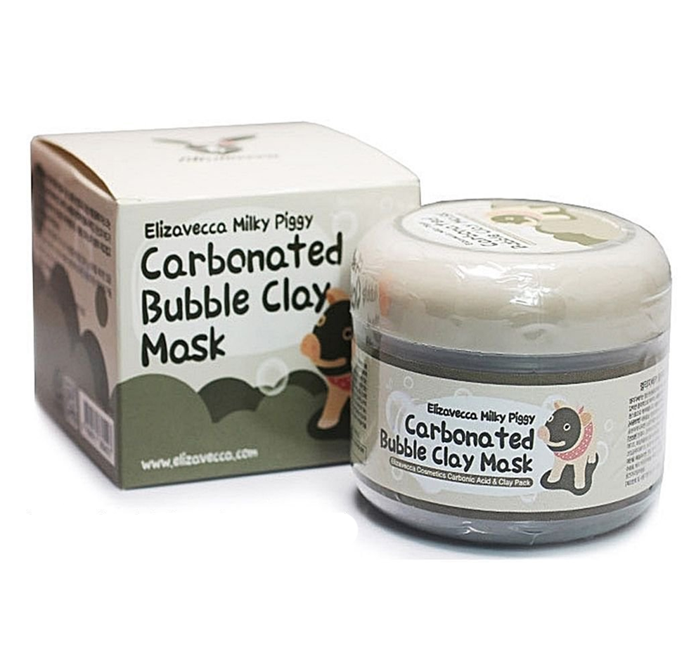 Пузырьковая глиняная маска Elizavecca Milky Piggy Carbonated Bubble Clay Mask