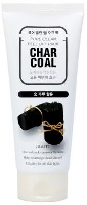 Очищающая угольная маска-пленка JIGOTT Char Coal Pure Clean Peel Off Pack