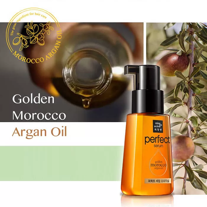 Сыворотка-масло для поврежденных волос MISE EN SCENE Perfect Serum Golden Morocco Argan Oil Original