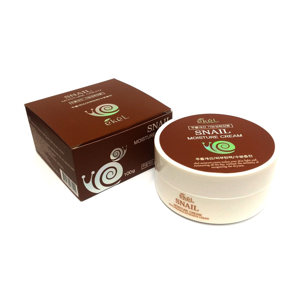 Увлажняющий крем для лица с муцином улитки  EKEL Moisture Cream Snail