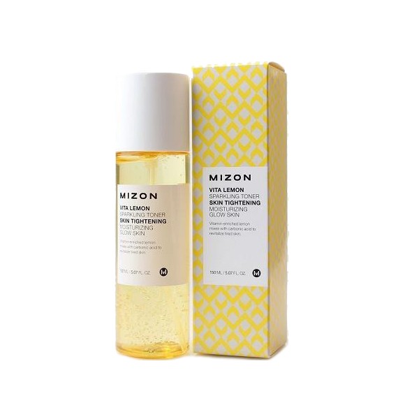 Витаминный тонер для сияния кожи MIZON Vita Lemon Sparkling Toner