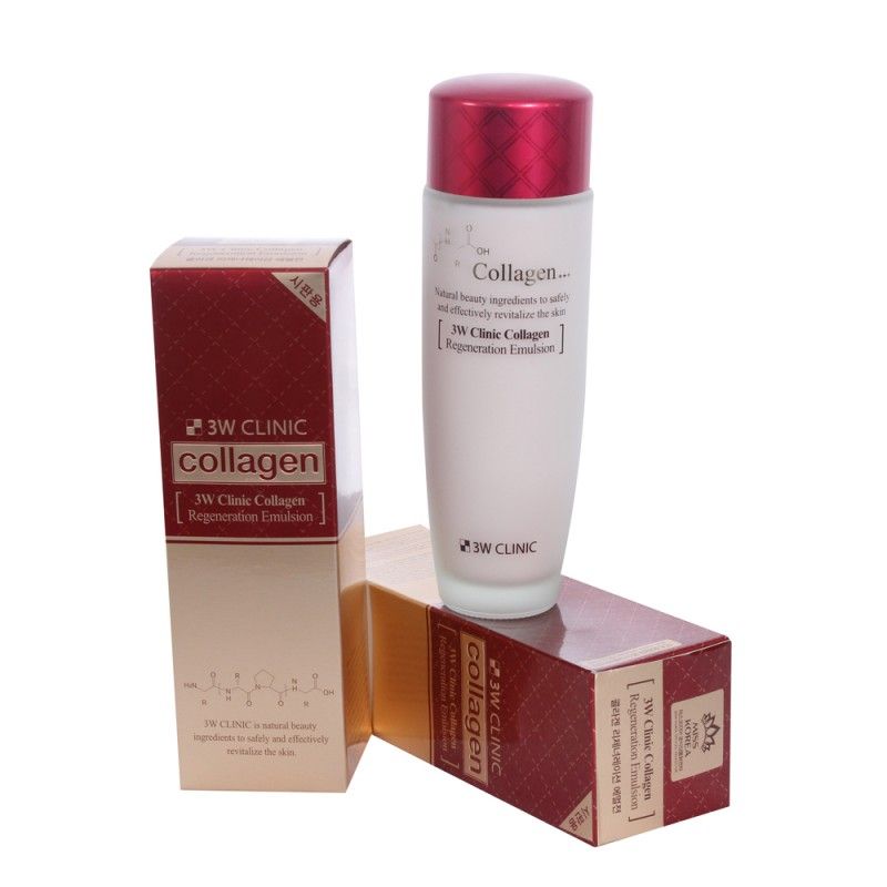 Восстанавливающая эмульсия с коллагеном 3W CLINIC Collagen Regeneration Emulsion
