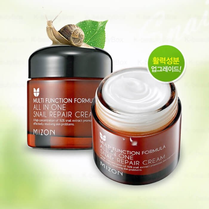 Крем для лица с муцином улитки MIZON All In One Snail Repair Cream Mini