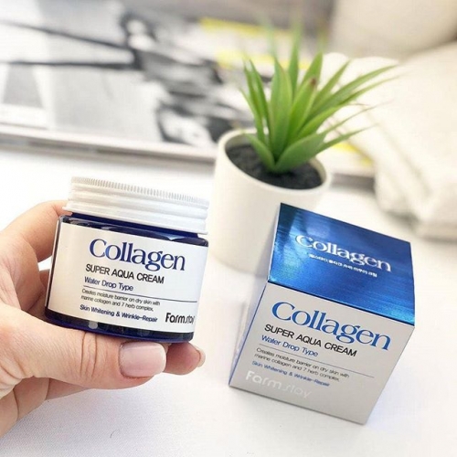 Суперувлажняющий крем с коллагеном FarmStay Collagen Super Aqua Cream