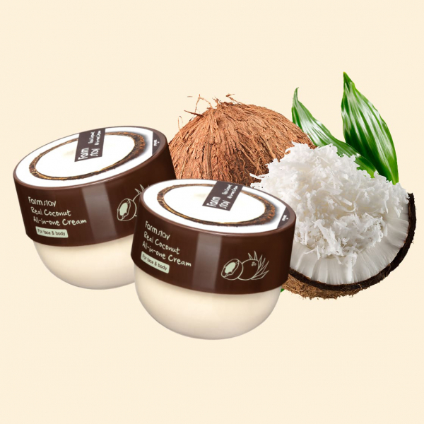 Многофункциональный крем с кокосом FarmStay Real Coconut All-in-one Cream