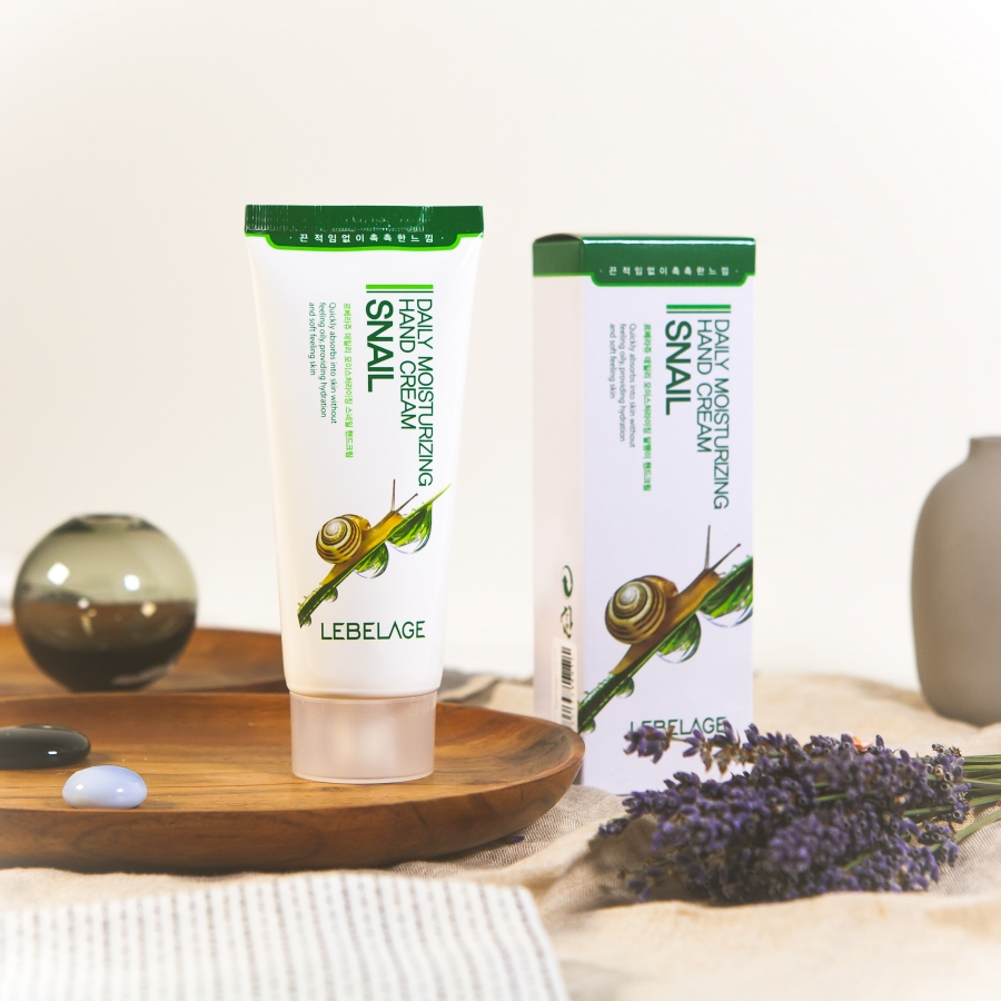 Крем для рук с экстрактом улиточного муцина 100 мл Lebelage Daily Moisturizing Hand Cream Snail