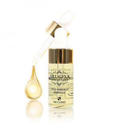 Сыворотка с золотом и коллагеном 3W CLINIC Collagen & Luxury Gold Anti Wrinkle Ampoule