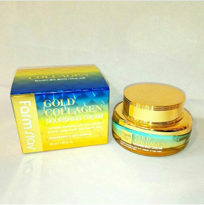 Крем gold collagen. Farmstay - крем для лица с золотом и коллагеном Gold Collagen Nourishing Cream, 55 мл.. Питательный крем с золотом и коллагеном Farmstay Gold Collagen Nourishing Cream. Фарм стей Голд коллаген крем. Gold Collagen Nourishing Cream Farm stay описание.