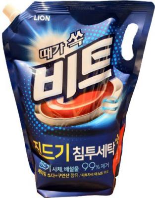 Жидкое средство для стирки LION Beat 1.45L pouch(both use)