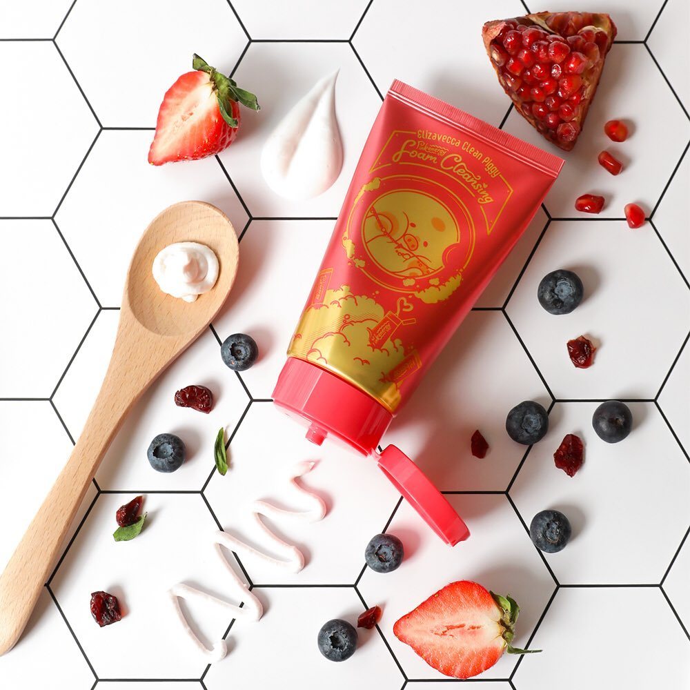 Пенка для умывания Elizavecca Clean Piggy Pinkenergy Foam Cleansing
