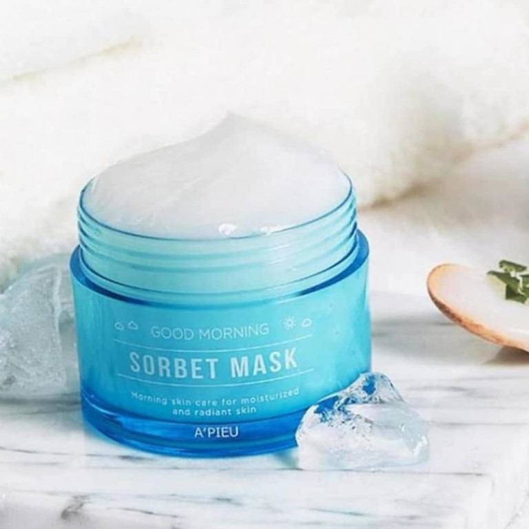 Утренняя увлажняющая маска-сорбет для лица A'PIEU Good Morning Sorbet Mask